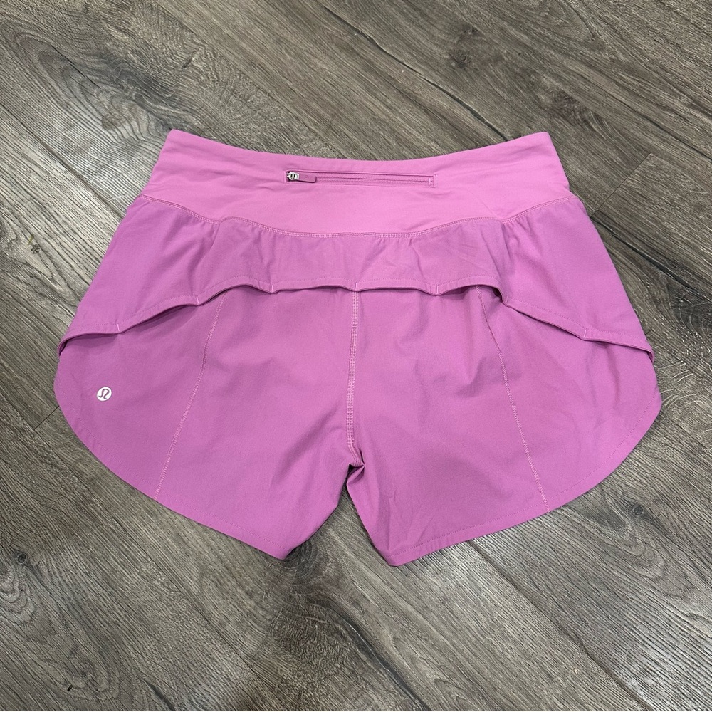 Lululemon Speed Up Shorts High-Rise Sz 6 Tall MAGENTA GLOW Pink 4” Inseam